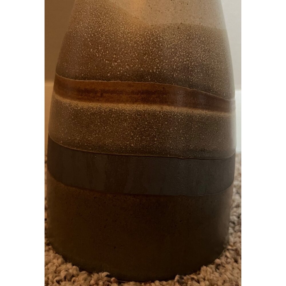 Vintage Otagiri Japan Vase 9” Handcrafted MCM Stoneware Pottery - Picture 14 of 14